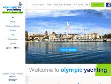 Tablet Screenshot of olympicyachting.com